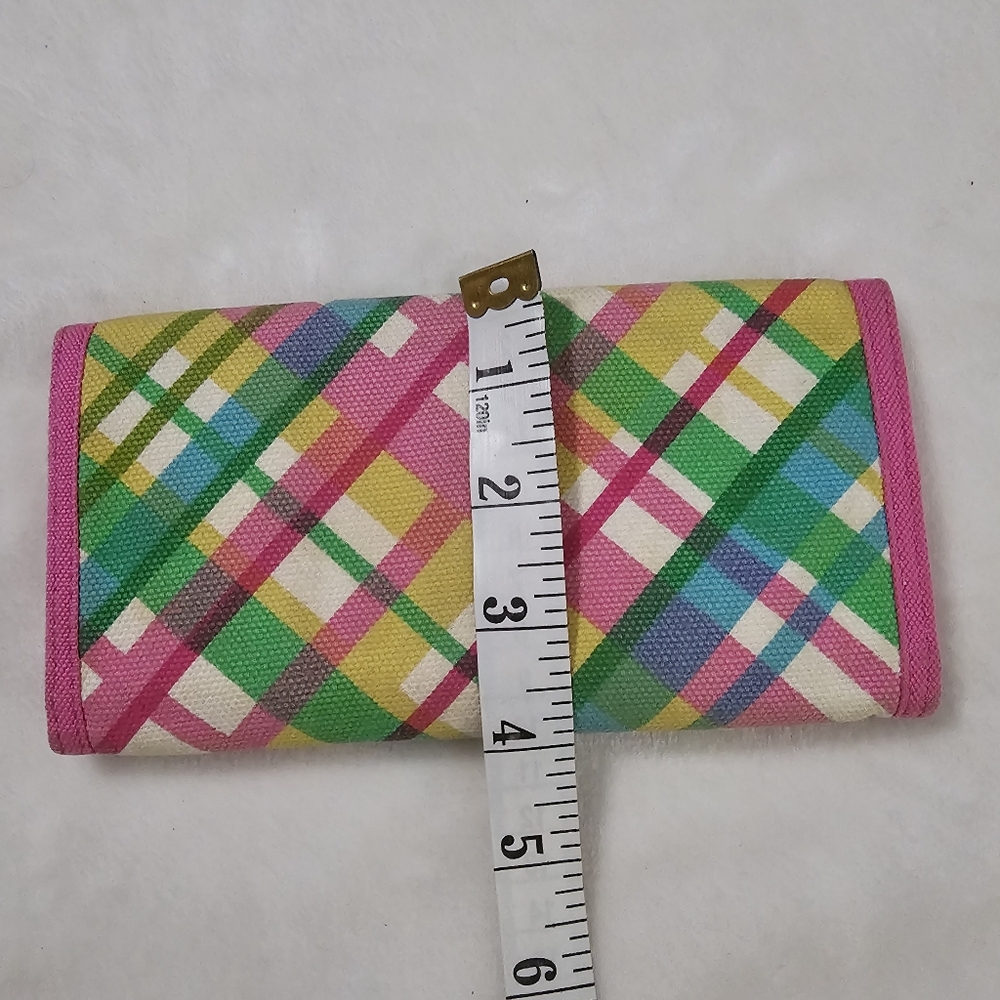 Roxy Y2K Style Bright Color Bold Pattern Long Wallet Like New - Picture 3 of 10